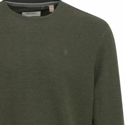 Hot Blend Herre Striktrøje Plus Size - Forest Night