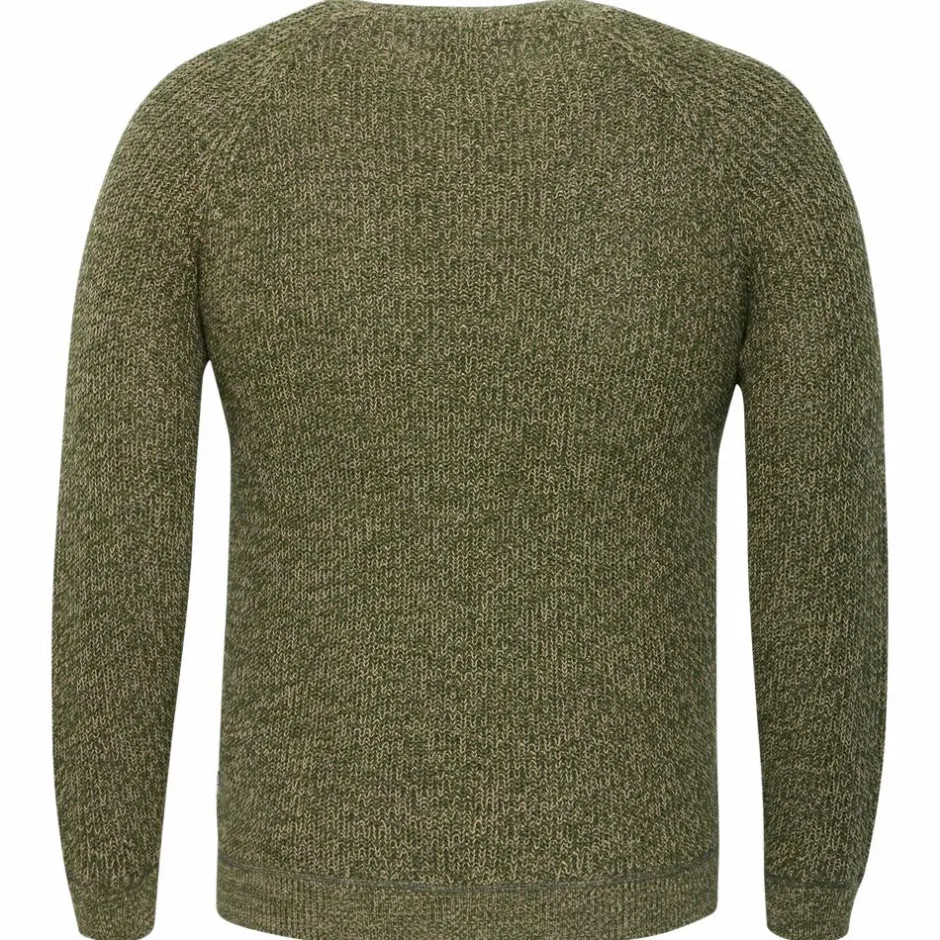 Best Blend Herre Striktrøje Plus Size - Forest Night