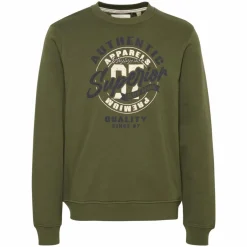 New Blend Herre Sweatshirt - Olive Night