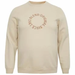 Blend Herre Sweatshirt Plus Size - Oyster Grey