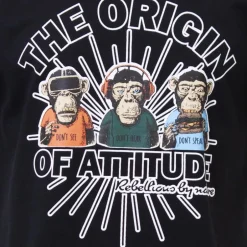 Outlet Blend Herre T-shirt - Black Monkey