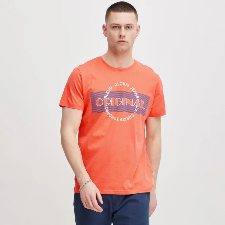 New Blend Herre T-shirt - Coral Quartz