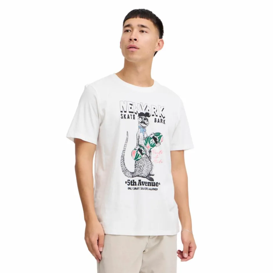 New Blend Herre T-shirt - Snow White