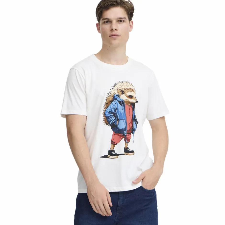 New Blend Herre T-shirt - Snow White