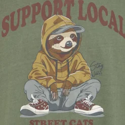 Clearance Blend Herre T-shirt - Thyme