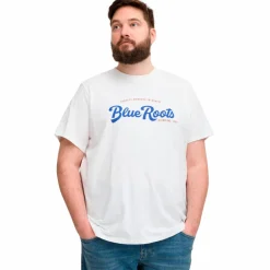 Hot Blend Herre T-shirt Plus Size - Snow White