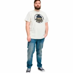 Best Blend Herre T-shirt Plus Size - White bear