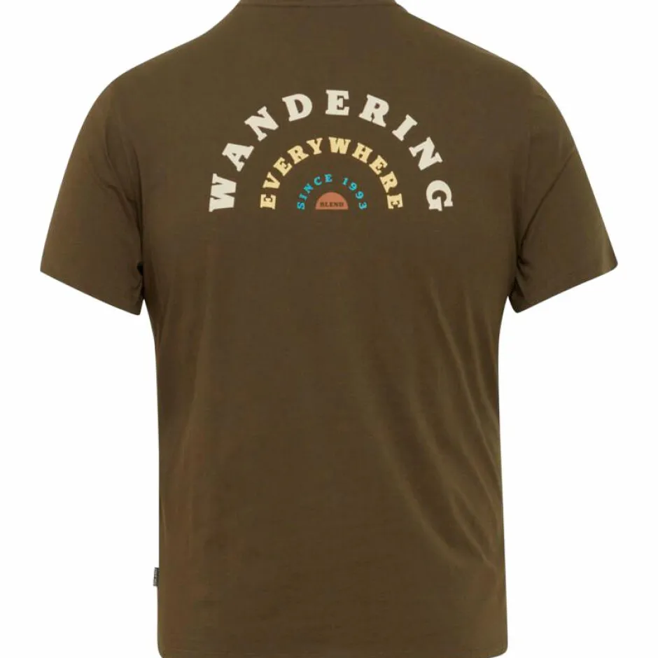 Blend Herre T-shirt Plus Size - Forest Night