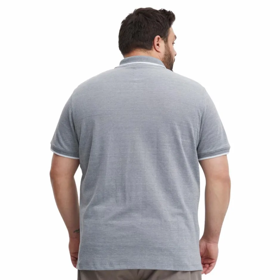 Blend Nate Herre Polo Plus Size - Denim Blue