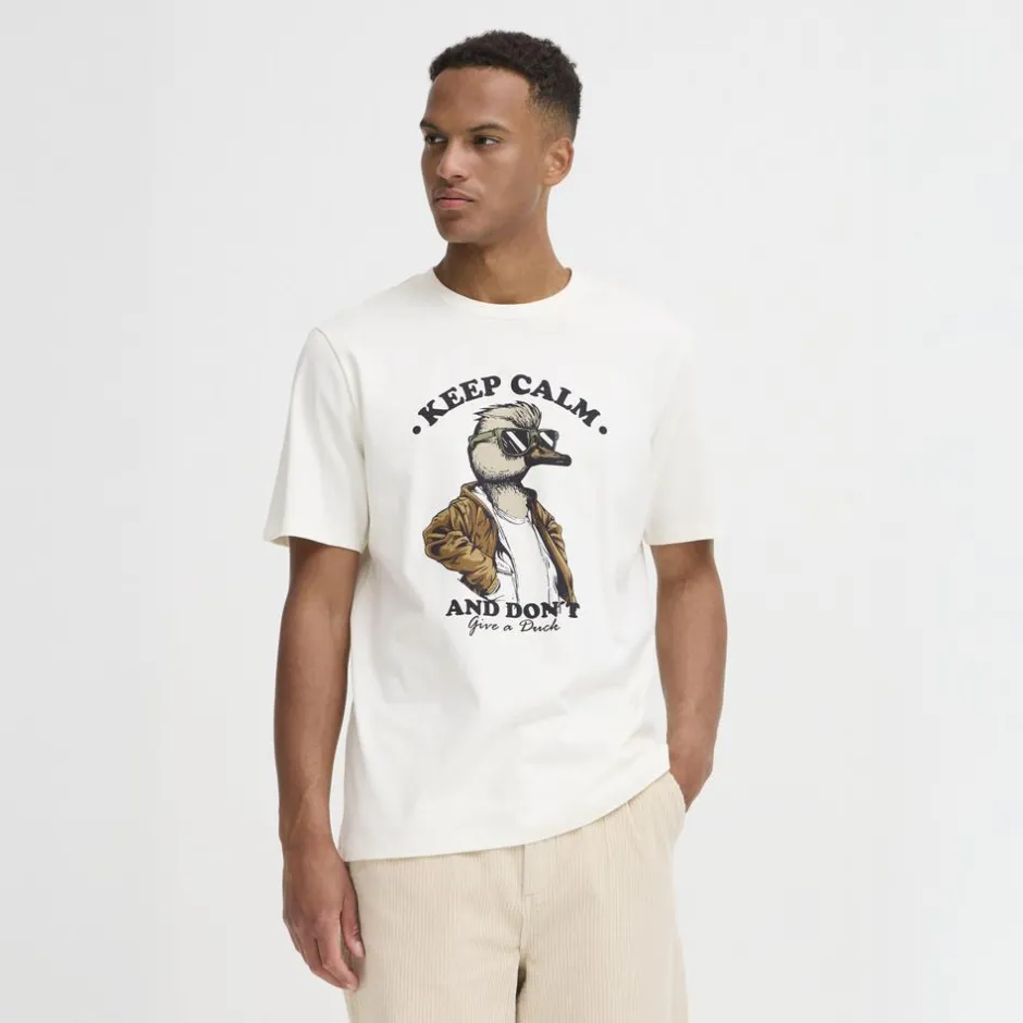Best Blend Vik Herre T-shirt - WHITE DUCK