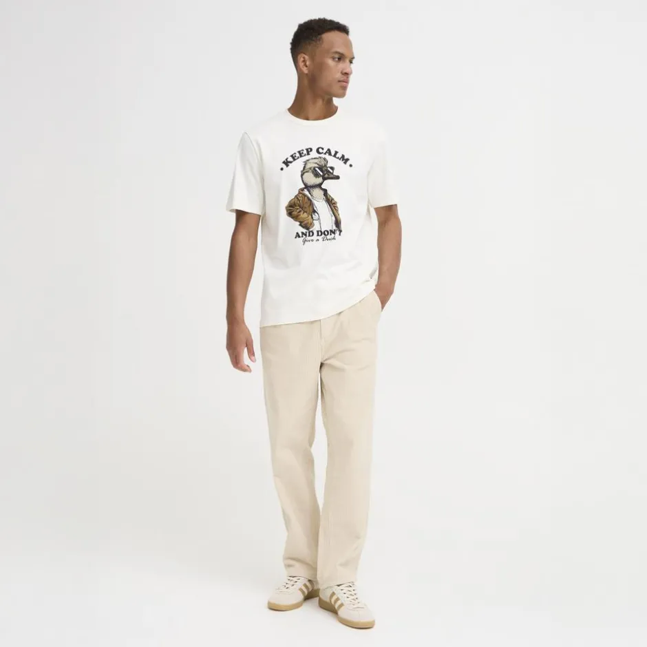 Best Blend Vik Herre T-shirt - WHITE DUCK