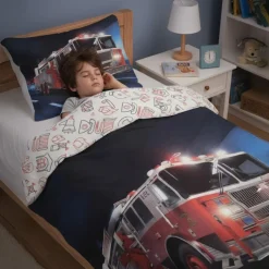 Sale NN Børne Sengetøj - Brandbil