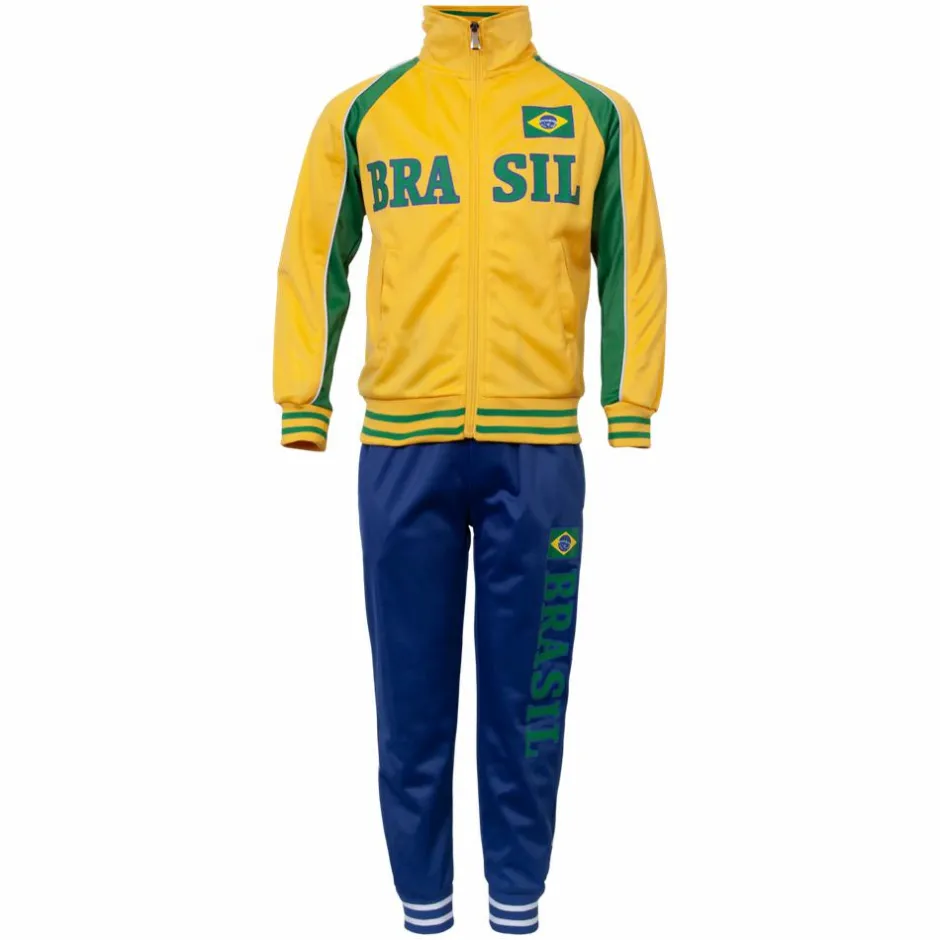 Hot NN Brasil Børne Joggingsæt - Gul