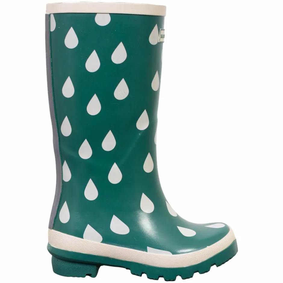 Best NN Børne Gummistøvler - Green/White