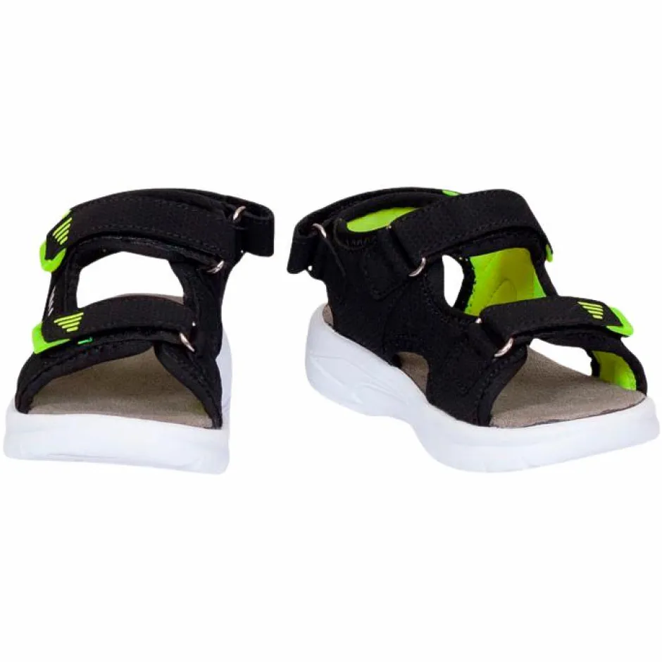 Best NN Børne Sandaler - Black/Lime