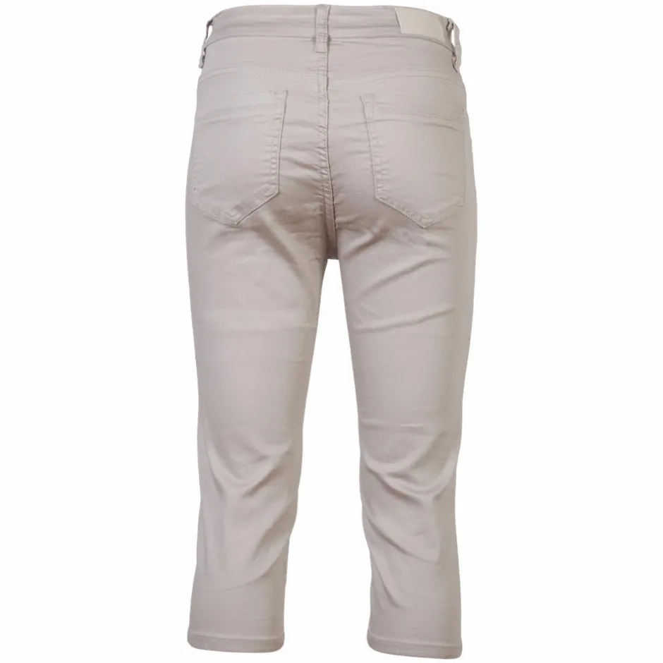 Outlet BS Jeans Dame Capri - Sand