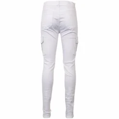 Hot BS Jeans Dame Cargobukser - Hvid