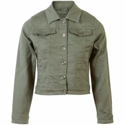Clearance BS Jeans Dame Denimjakke - Khaki