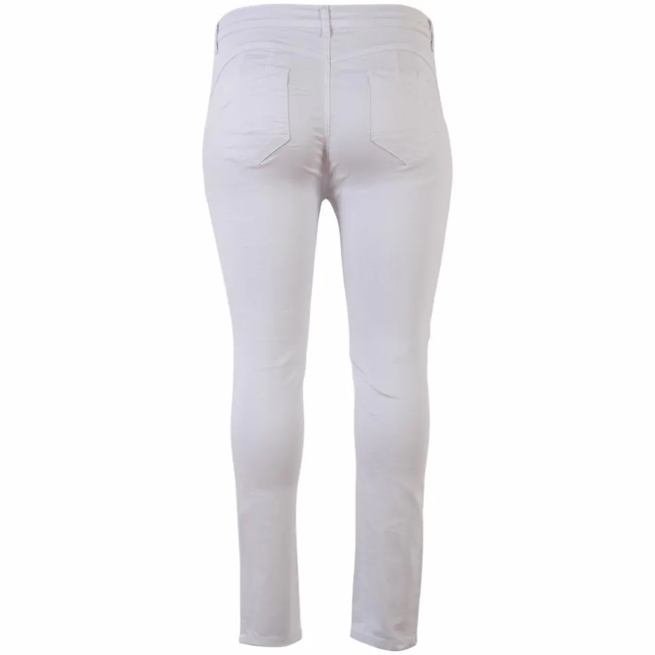 Sale BS Jeans Dame Jeans Plus Size - Hvid