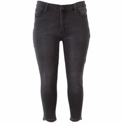 Online BS Jeans Dame Jeans Plus Size - Denim Dark Grey