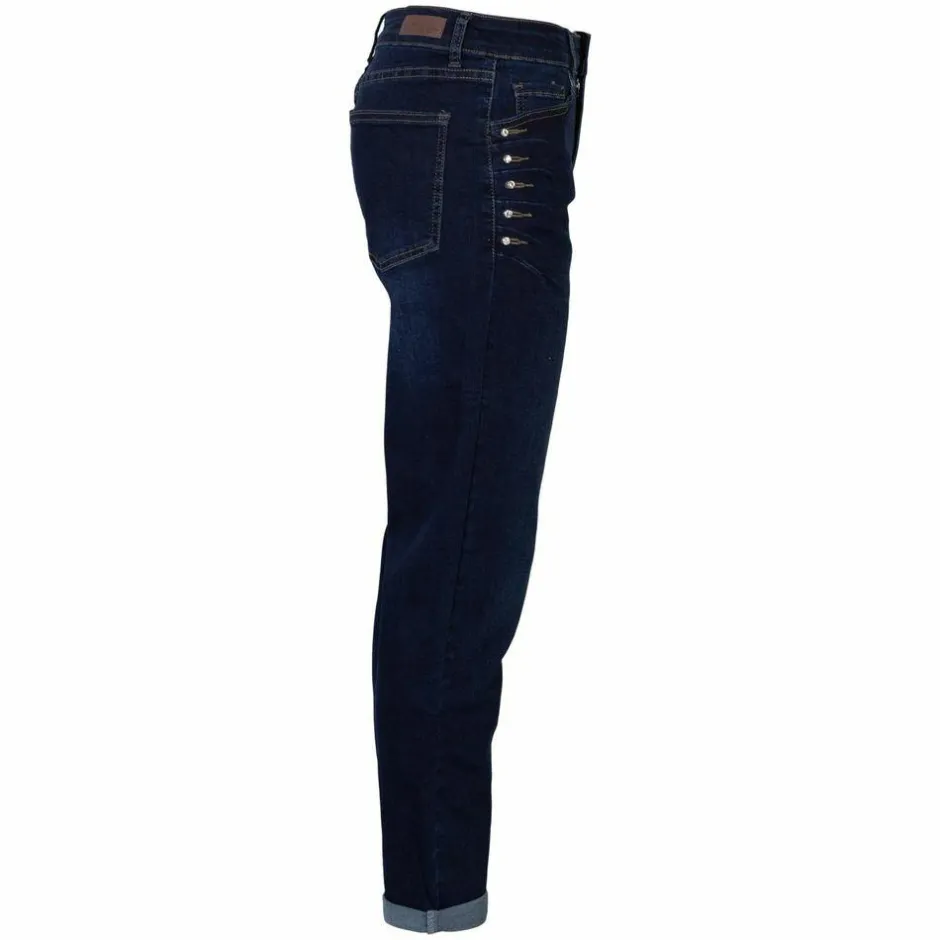 BS Jeans Dame Jeans Plus Size - Denim dark blue