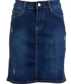 New BS Jeans Dame Nederdel - Blue