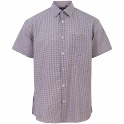 Clearance Carnét Ash Herre Kortærmet skjorte - Navy