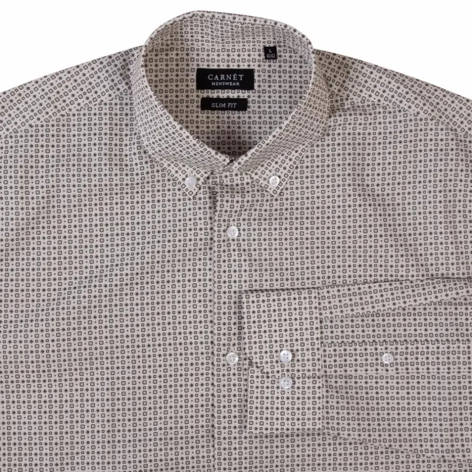 Discount Carnét Ash Herre Skjorte - Birch