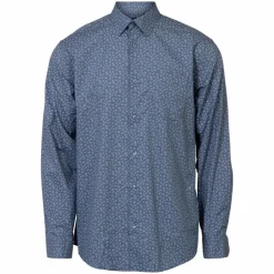 Best Carnét Ash Herre Skjorte Plus Size - Coronet Blue