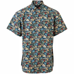 Discount Carnét Bernhard Herre Kortærmet skjorte Plus Size - Navy Blazer