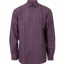 Best Carnét Bernhard Herre Skjorte Plus Size - Lilas