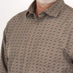 Best Carnét Bernhard Herre Skjorte Plus Size - Earth