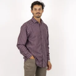 New Carnét Bernhard Herre Skjorte - Lilas