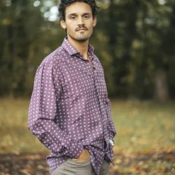 New Carnét Bernhard Herre Skjorte - Lilas