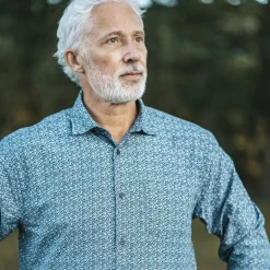 Online Carnét Bernhard Herre Skjorte - Blue