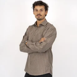 Online Carnét Bernhard Herre Skjorte - Earth