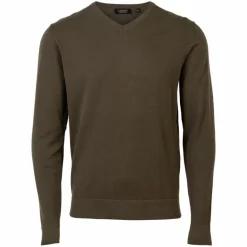 Discount Carnét Bob Herre Striktrøje - Olive Night