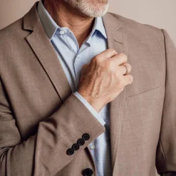 Best Carnét Dobby Herre Skjorte - Light Blue