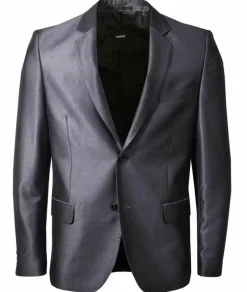 Outlet Carnét Evian Herre Blazer - Dark Grey