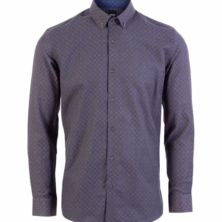 Outlet Carnét Herre Skjorte - Dark Grey