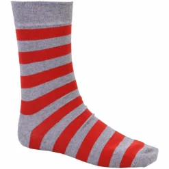 Outlet Carnét Herre Strømper - Rød Striber
