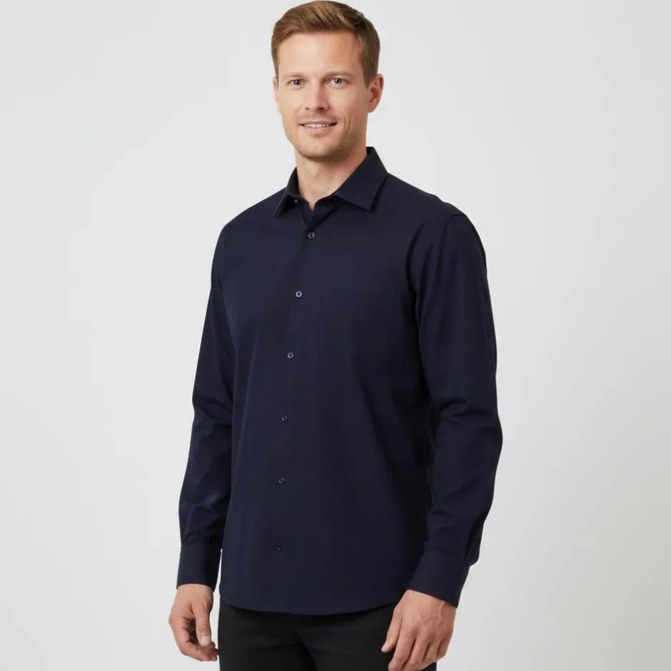 New Carnét Jason Herre Skjorte - Navy