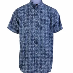 Hot Carnét Nikolai Herre Kortærmet skjorte - Medium Dark Blue