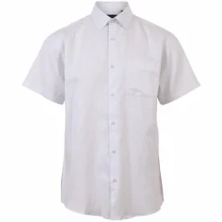 Hot Carnét Oak Herre Kortærmet skjorte - White Structure