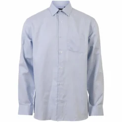 Hot Carnét Oak Herre Skjorte Plus Size - Medium Blue Structure