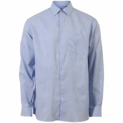 New Carnét Oak Herre Skjorte Plus Size - Light Blue Check