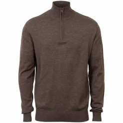 Discount Carnét Stone Herre Cardigan - Mid Brown Mix