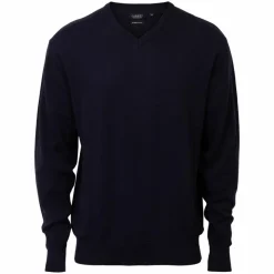 Best Carnét Stone Herre Striktrøje - Dark Navy Mix