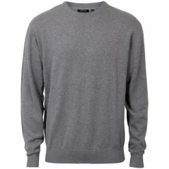 Online Carnét Stone Herre Striktrøje - Grey Mix