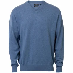 Carnét Stone Herre Striktrøje - Colony Blue Mix